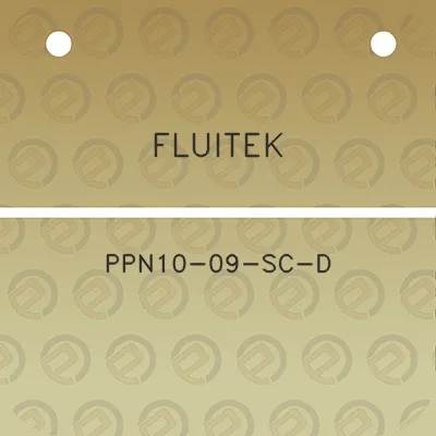 fluitek-ppn10-09-sc-d