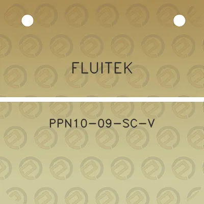 fluitek-ppn10-09-sc-v