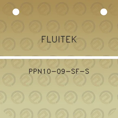 fluitek-ppn10-09-sf-s