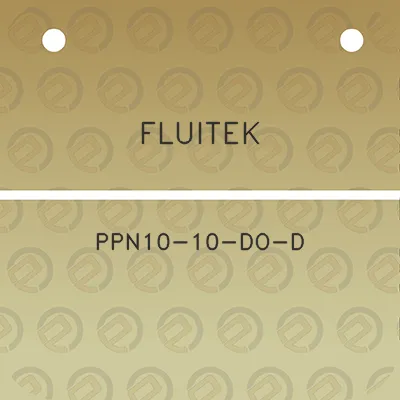 fluitek-ppn10-10-do-d