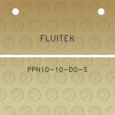 fluitek-ppn10-10-do-s