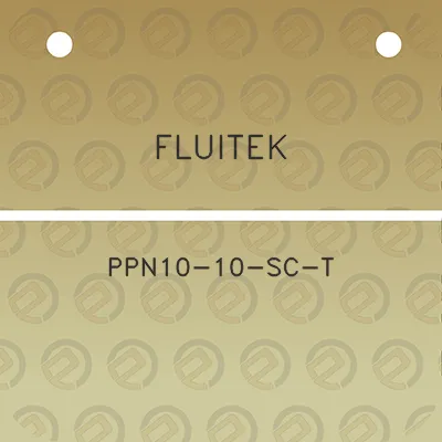 fluitek-ppn10-10-sc-t