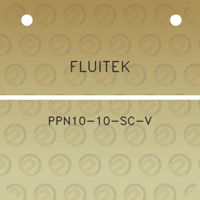 fluitek-ppn10-10-sc-v