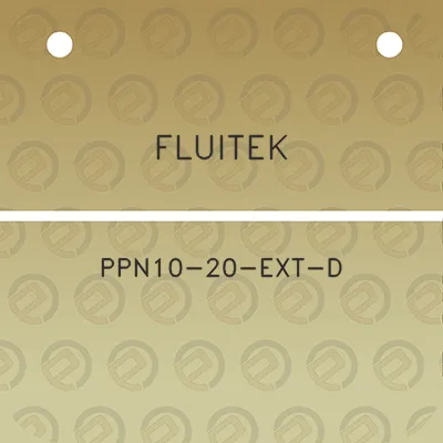 fluitek-ppn10-20-ext-d