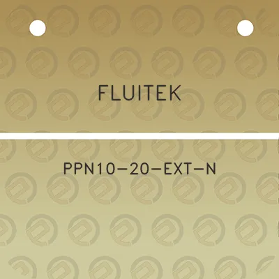 fluitek-ppn10-20-ext-n