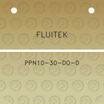 fluitek-ppn10-30-do-d