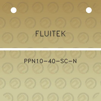 fluitek-ppn10-40-sc-n