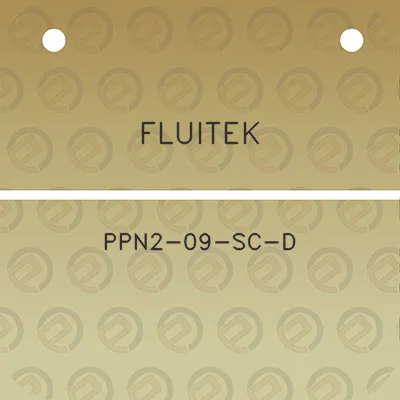 fluitek-ppn2-09-sc-d