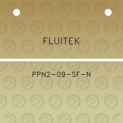 fluitek-ppn2-09-sf-n