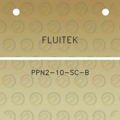 fluitek-ppn2-10-sc-b