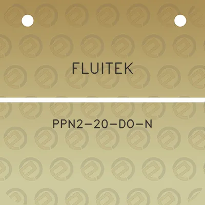 fluitek-ppn2-20-do-n