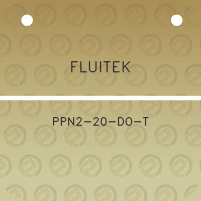 fluitek-ppn2-20-do-t