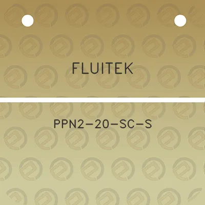 fluitek-ppn2-20-sc-s