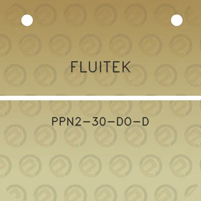 fluitek-ppn2-30-do-d