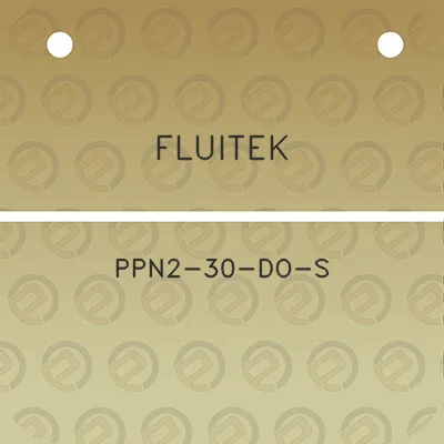 fluitek-ppn2-30-do-s