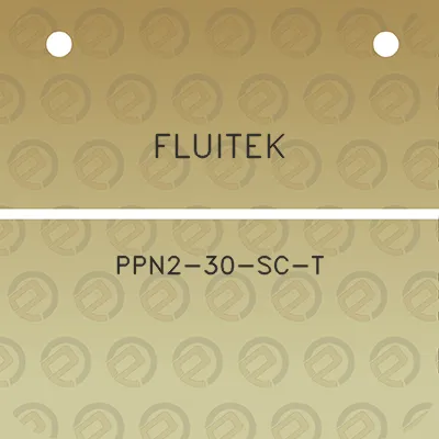 fluitek-ppn2-30-sc-t