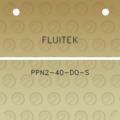 fluitek-ppn2-40-do-s