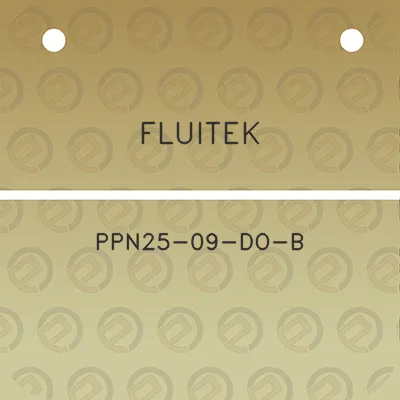 fluitek-ppn25-09-do-b