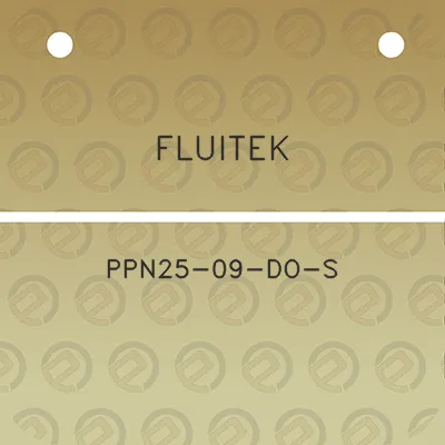 fluitek-ppn25-09-do-s