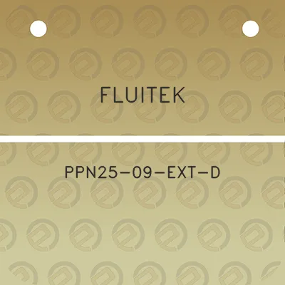 fluitek-ppn25-09-ext-d