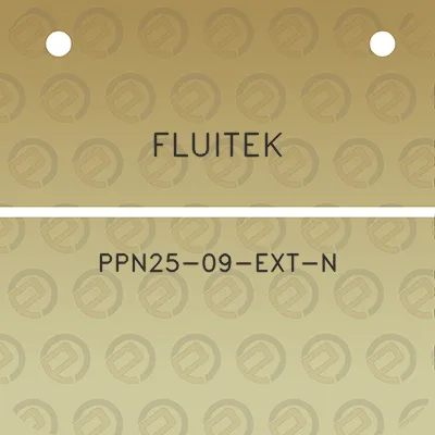 fluitek-ppn25-09-ext-n