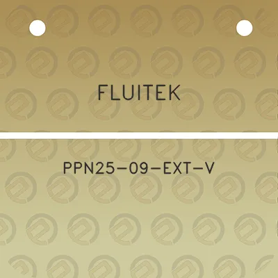 fluitek-ppn25-09-ext-v