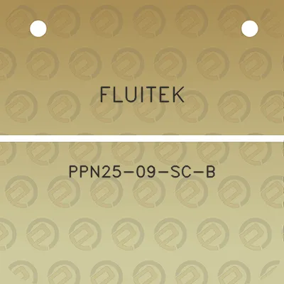 fluitek-ppn25-09-sc-b