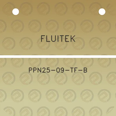 fluitek-ppn25-09-tf-b