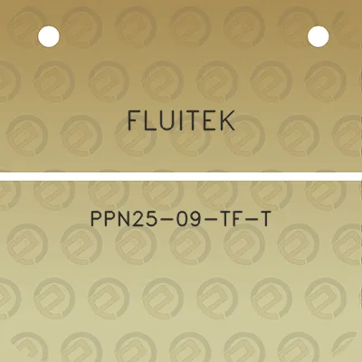 fluitek-ppn25-09-tf-t