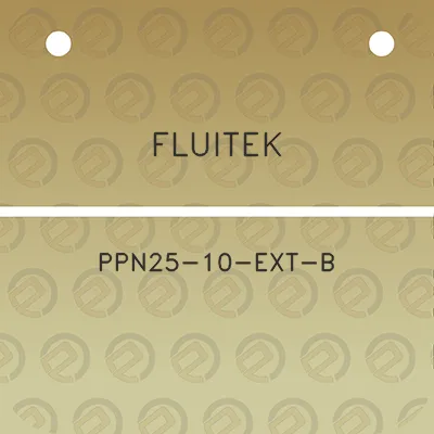 fluitek-ppn25-10-ext-b