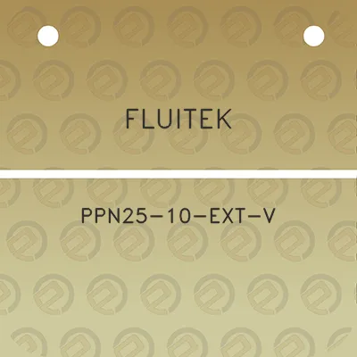 fluitek-ppn25-10-ext-v