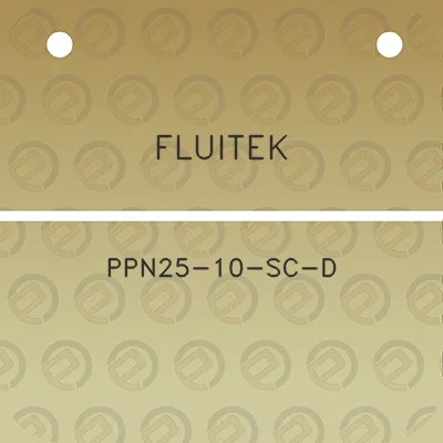 fluitek-ppn25-10-sc-d