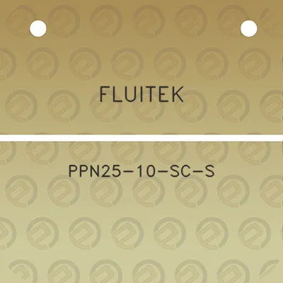 fluitek-ppn25-10-sc-s