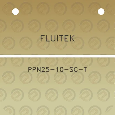 fluitek-ppn25-10-sc-t