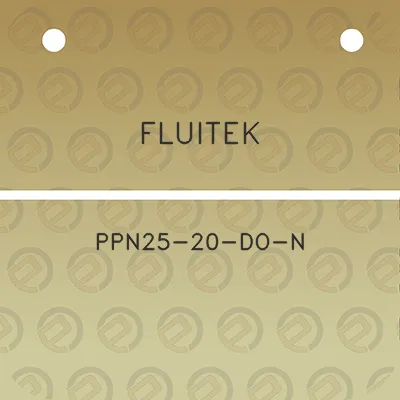 fluitek-ppn25-20-do-n