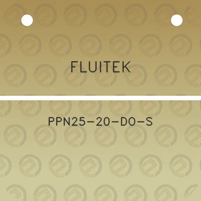 fluitek-ppn25-20-do-s