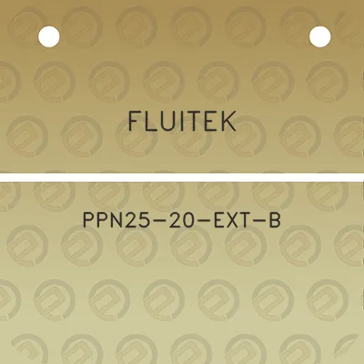 fluitek-ppn25-20-ext-b