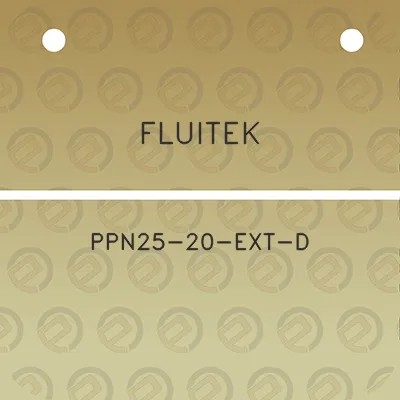 fluitek-ppn25-20-ext-d