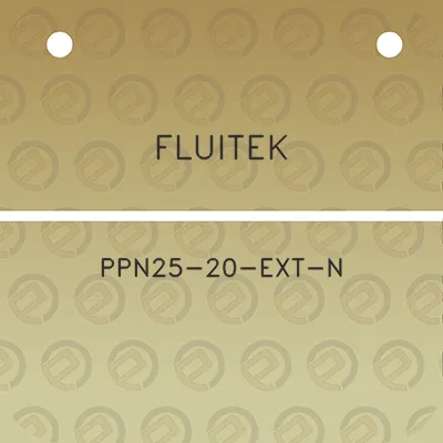 fluitek-ppn25-20-ext-n