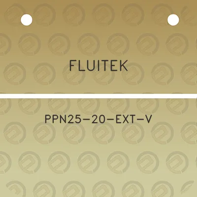 fluitek-ppn25-20-ext-v