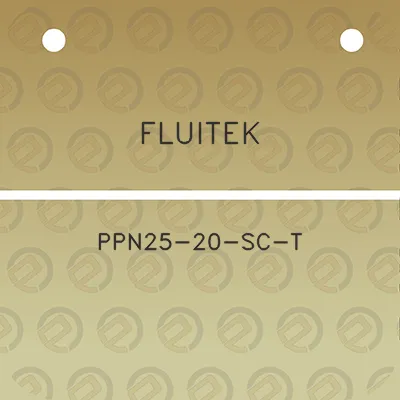 fluitek-ppn25-20-sc-t