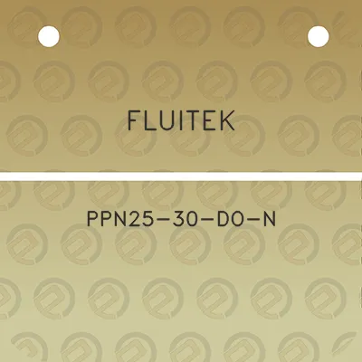 fluitek-ppn25-30-do-n