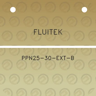 fluitek-ppn25-30-ext-b