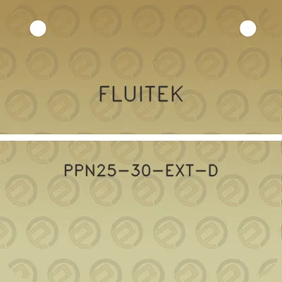 fluitek-ppn25-30-ext-d