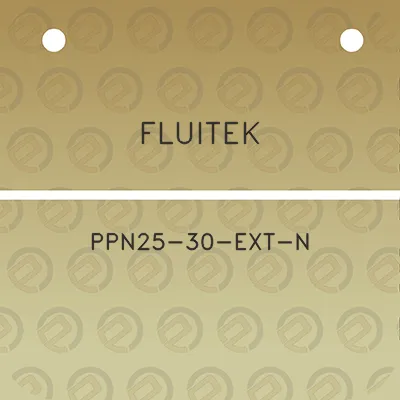 fluitek-ppn25-30-ext-n