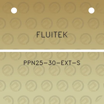 fluitek-ppn25-30-ext-s