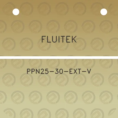 fluitek-ppn25-30-ext-v