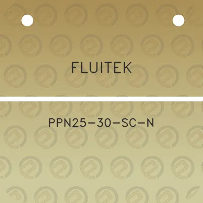 fluitek-ppn25-30-sc-n