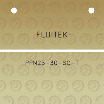 fluitek-ppn25-30-sc-t