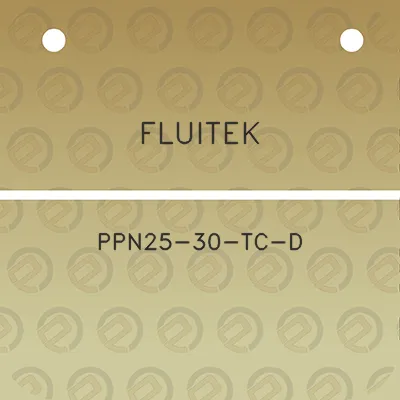 fluitek-ppn25-30-tc-d